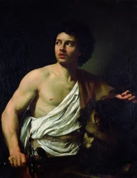 David avec la tête de Goliath